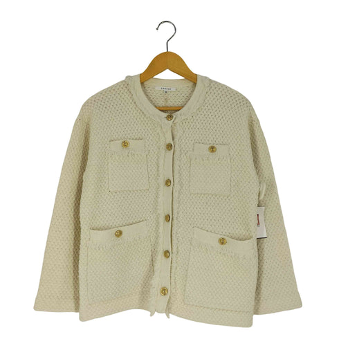 カデュネ CADUNE ツイード調ニットジャケット レディース JPN:36